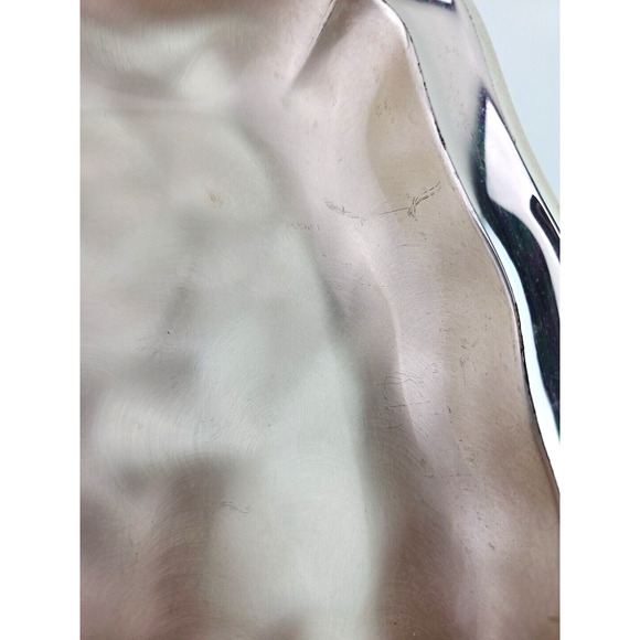 WMF IKORA Made in Germany EP BRASS 4-Footed Brushed Square Bowl Vintage 9.75 in - Picture 6 of 11